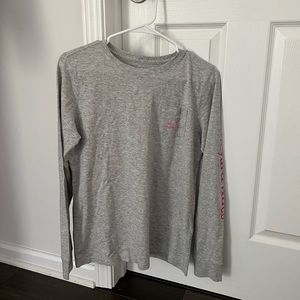Women’s Vintage Whale Long-Sleeve Pocket Tee